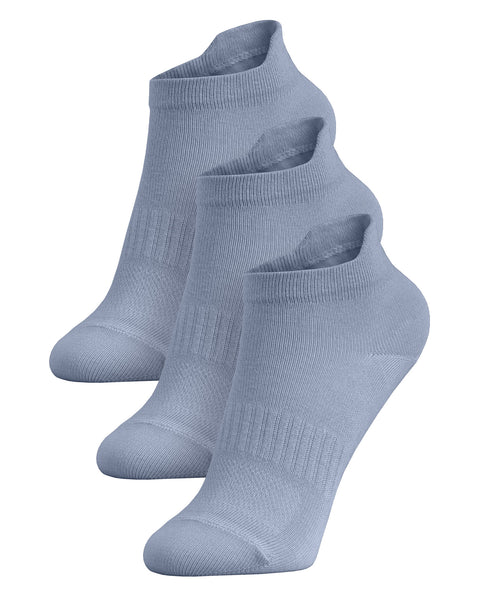 Kids' Light Cotton Ankle Socks 3-Pack