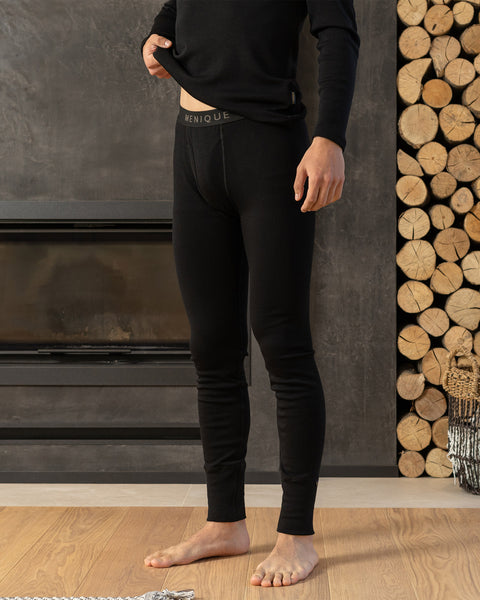 Herrbyxor 250 Merino Rub Black