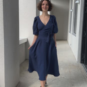 Linne cirkelskirt Evelyn