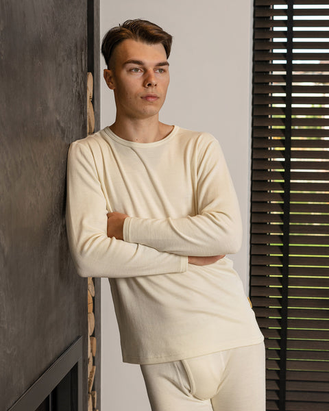 Men's Merino 250 Long Sleeve Crew Natural