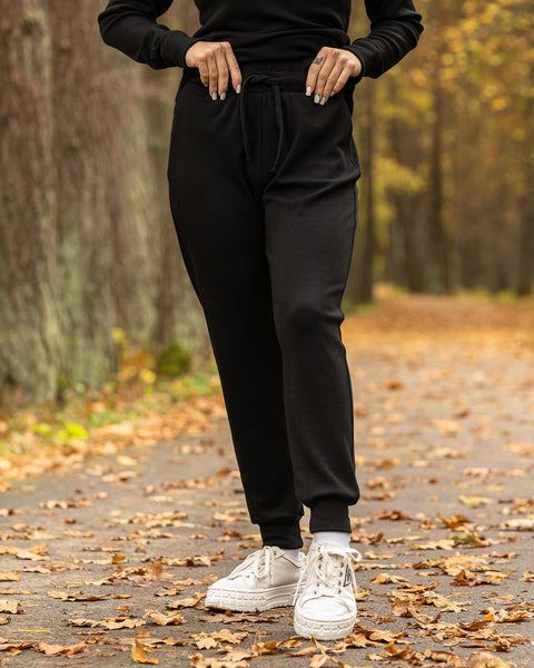 Women's Jogger sweatpants 250gsm Black