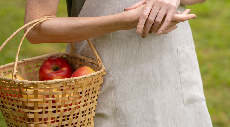 Naturliga färgade plagg