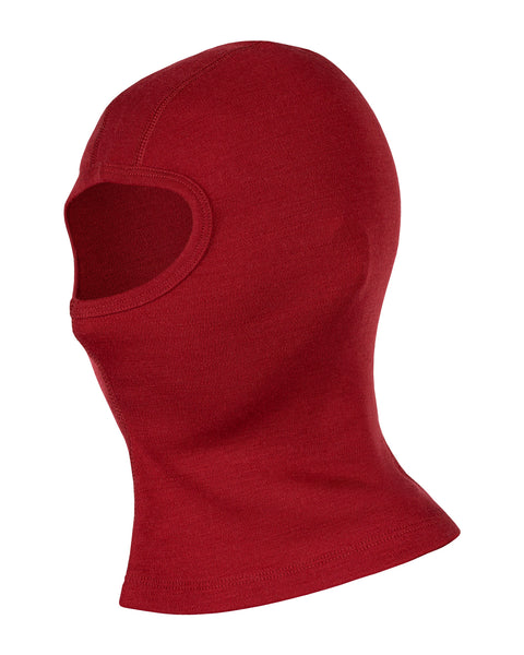 Kids&#39; 250 Merino Balaclava Royal Cherry