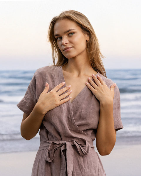 Maxi omlottklänning Eleanor