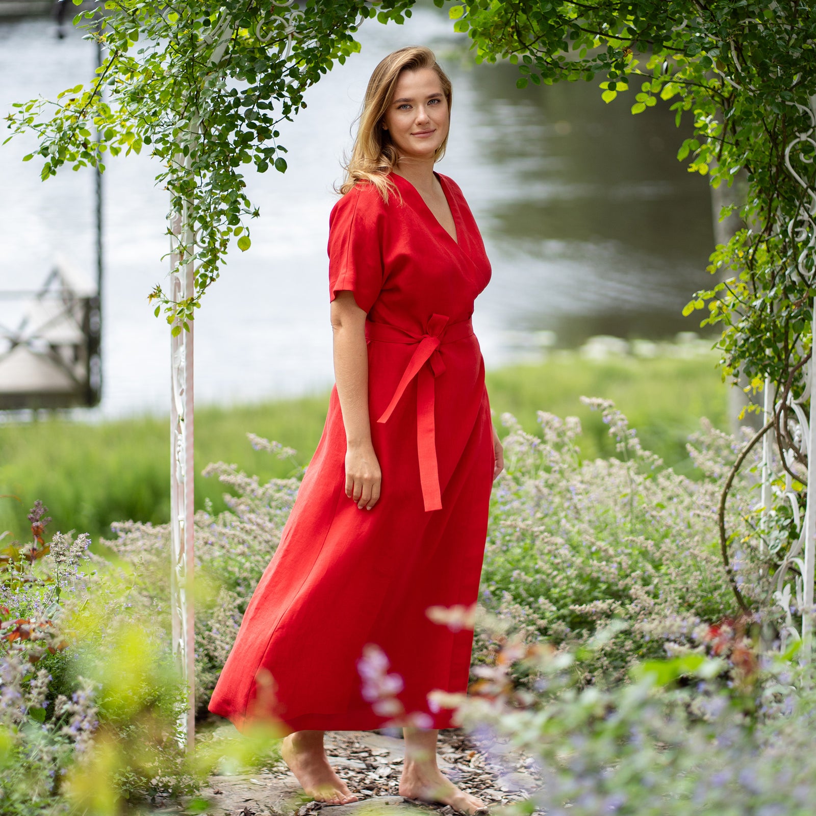 Maxi omlottklänning Eleanor