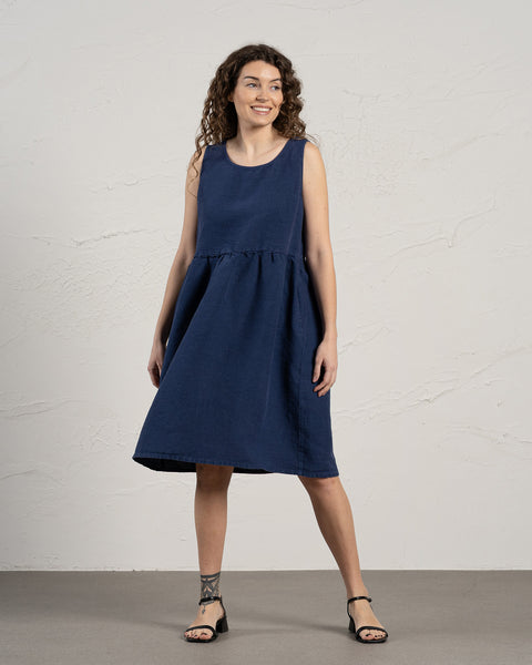 Smock Dress Eliza Storm Blue