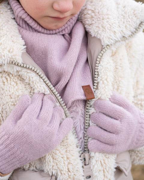 Kids&#39; Dickie Neck Warmer Knitted Merino &amp; Cashmere