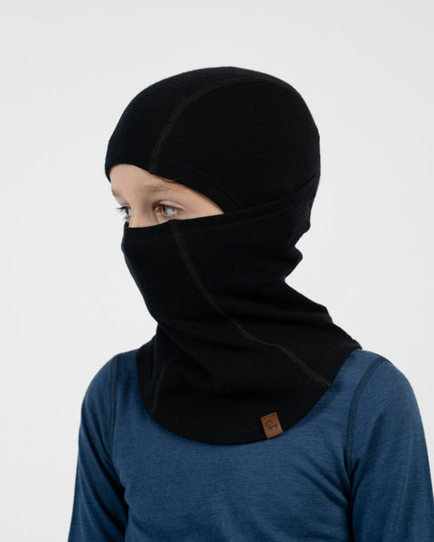 Multifunktionell ansiktsmask för barn i 100 % merinoull