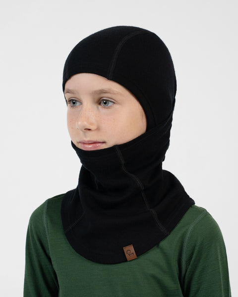Multifunktionell ansiktsmask för barn i 100 % merinoull