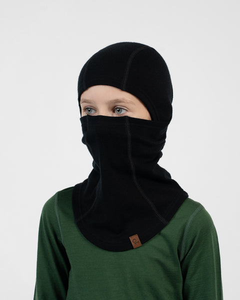 Multifunktionell ansiktsmask för barn i 100 % merinoull