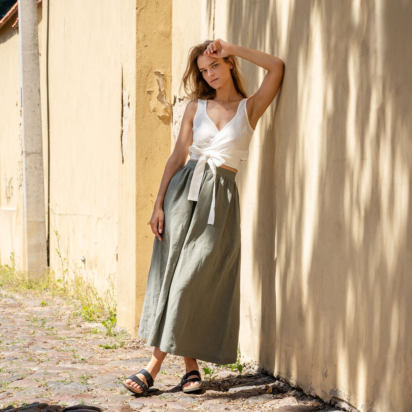 Maxi Skirt Sophia Pure White