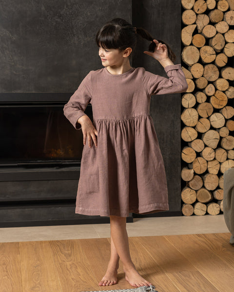 Girls&#39; Linen Dress Lucy
