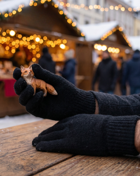 Naturliga ullhandskar för män