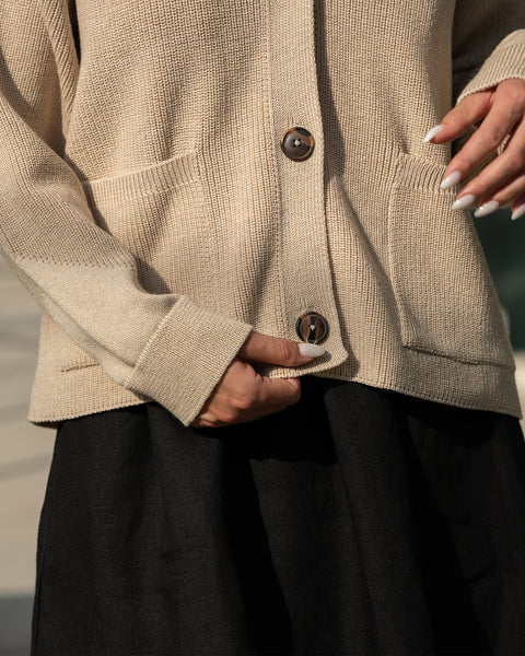 Women&#39;s Merino Wool Cardigan Hazel