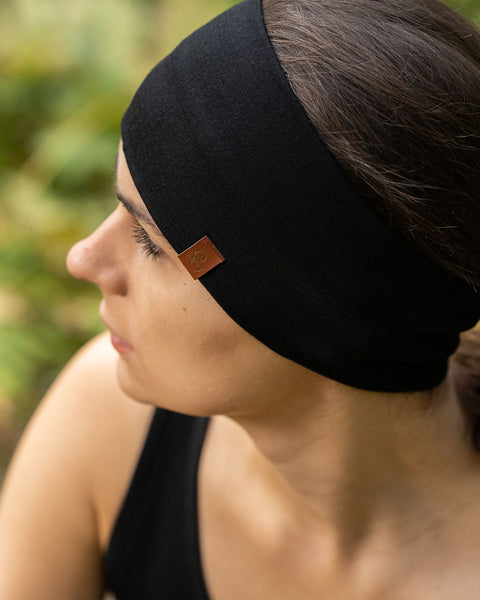 Women&#39;s Headband &amp; Gaiter 2-Piece Black