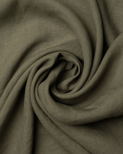 Linne T-shirt Topp &amp; Byxor 2-delar Sten Grön