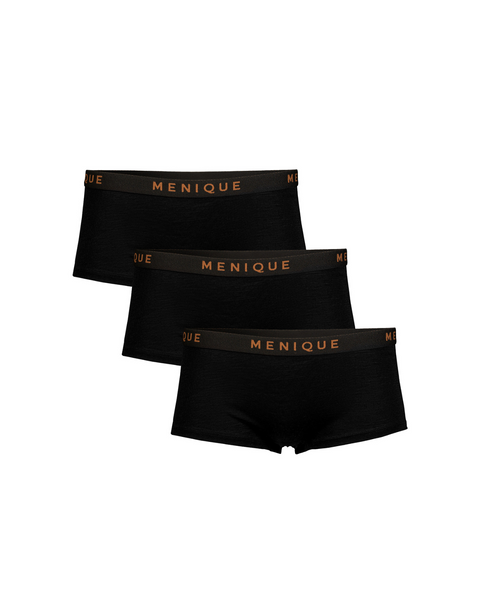 The menique women&#39;s underwear boxer shorts in color black
