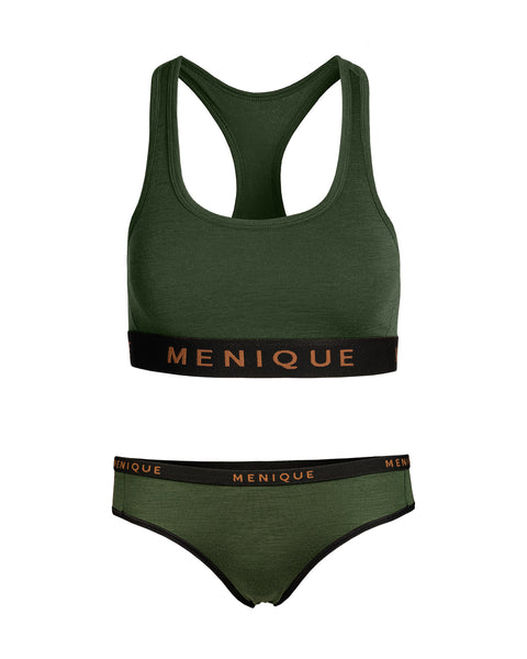 Sport-bh och bikini-trosor för kvinnor, 2-delar