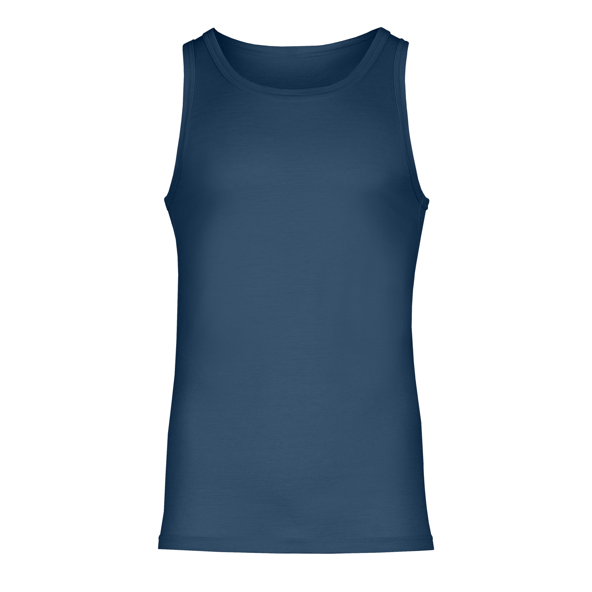 Men's Merino Tank Top Denim