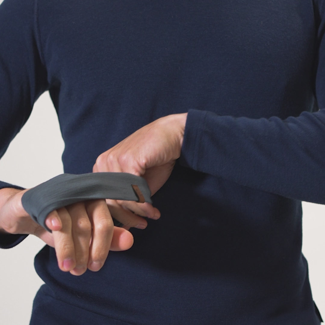 Herrarnas trekking pannband perfekt grå