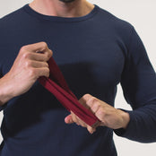 Herrarnas Merino Pannband Royal Cherry