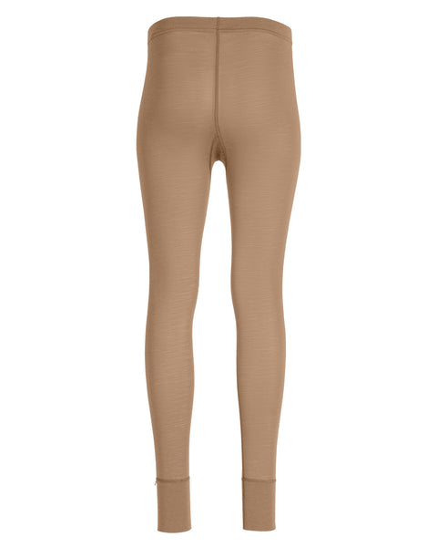 Beige women&#39;s bottoms on a white background