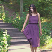Linne Slip Top Kim Shadow Purple