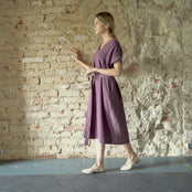 Löst sittande klänning Joelle Shadow Purple