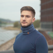 Herrarnas Merino Halsvärmare Denim