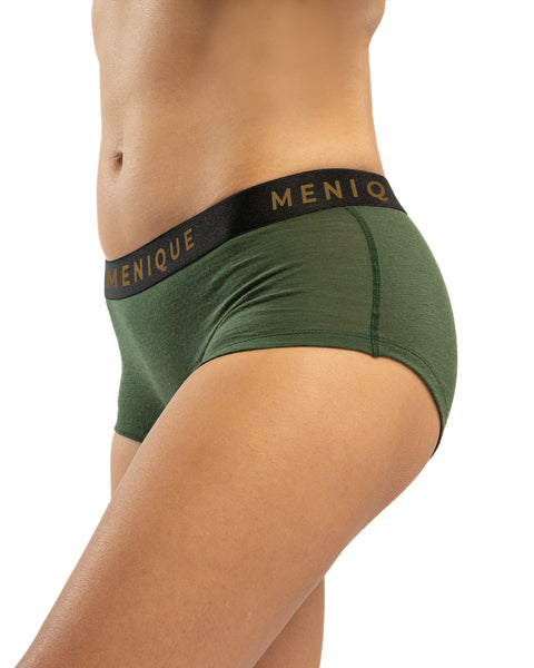 Women&#39;s Merino 160 Boxer Shorts Dark green